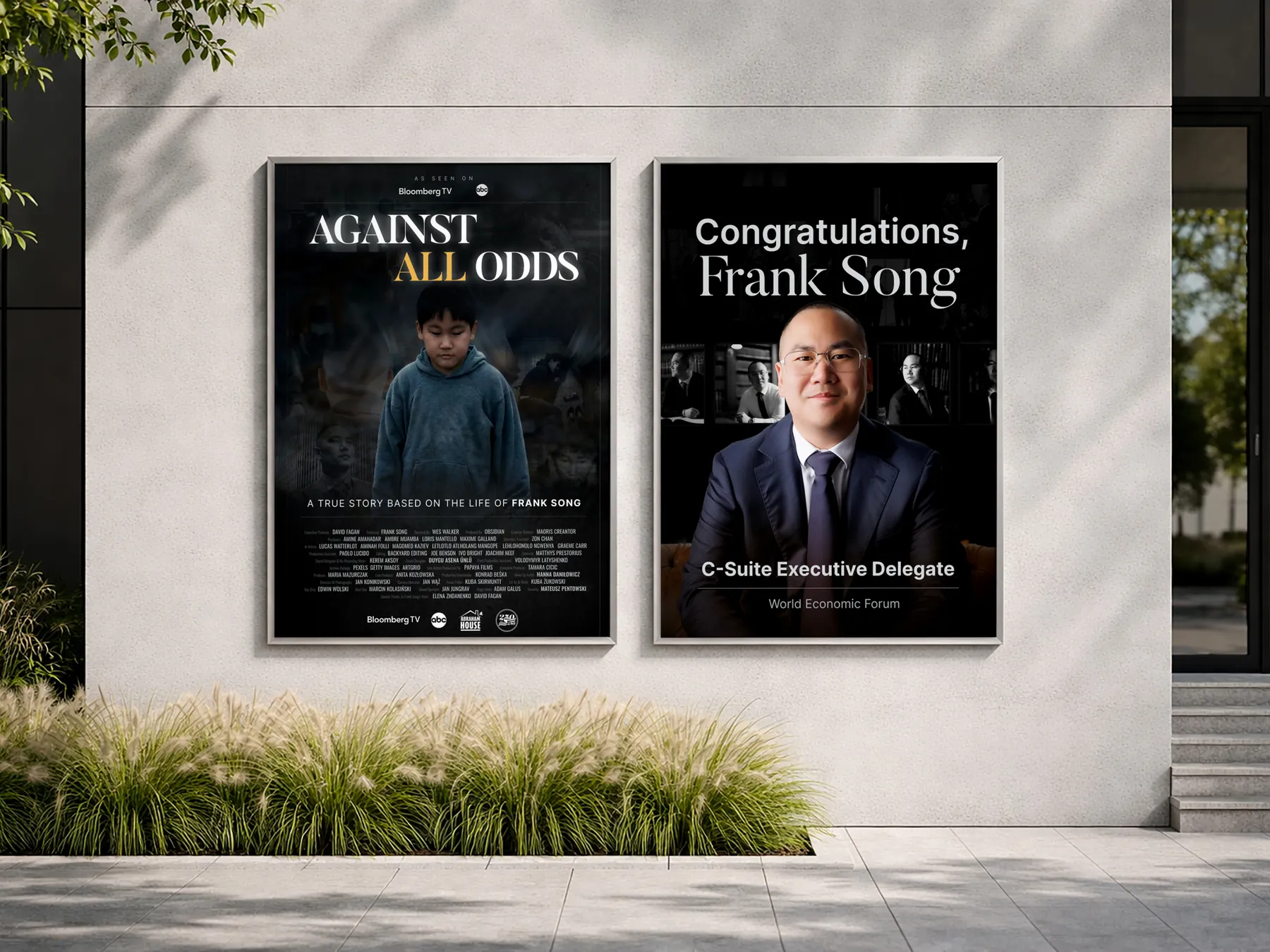 Poster designs for Frank Song